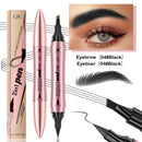 double-headed 3D micro-carved liquid eyebrow