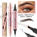 double-headed 3D micro-carved liquid eyebrow