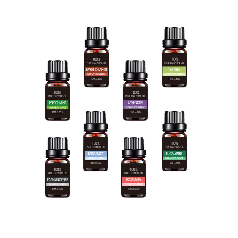 Organic essential oils set