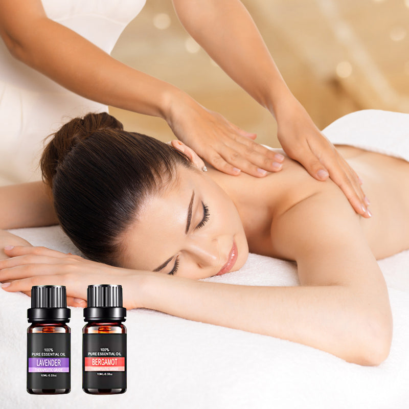 Organic essential oils set