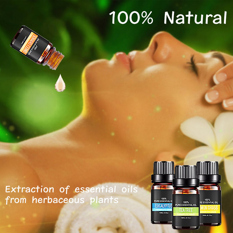 Organic essential oils set