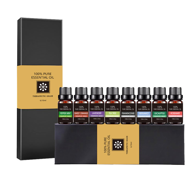 Organic essential oils set