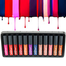12 color lip gloss set
