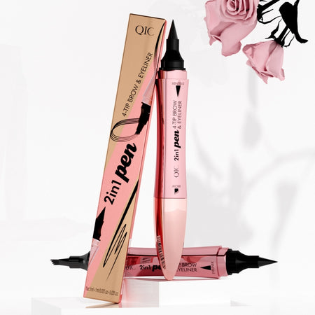 double-headed 3D micro-carved liquid eyebrow