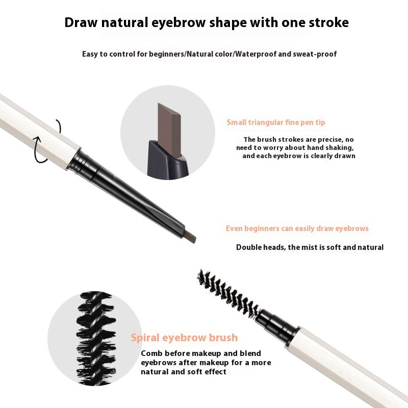 three-piece set gel cream eyebrow pencil